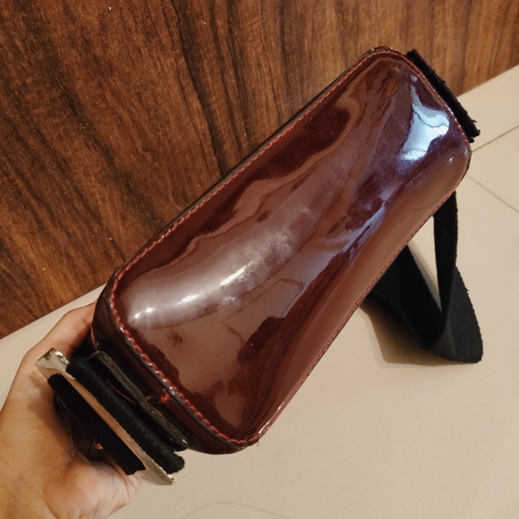 Satchel bag red solid sling bag... - Picture 14 of 17
